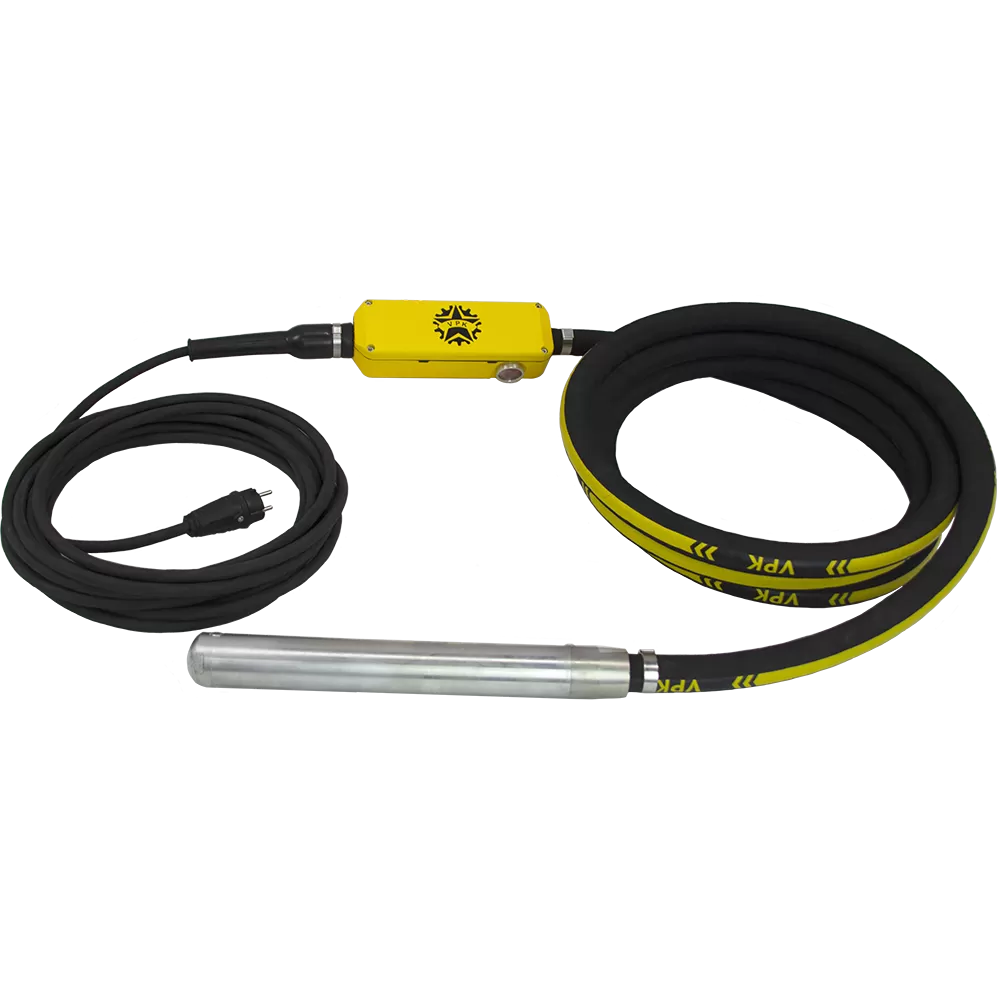 Вибраторы глубинные со встроенным преобразователем Глубинный вибратор с преобразователем VPK Electron 50